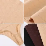 culotte taille haute marron sans couture