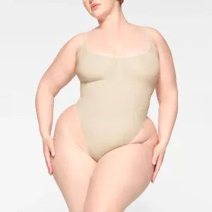 Body Gainant Sans Couture - Compression Abdominale Beige