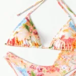 maillot de bain imprimé quatre pièces
