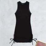 robe courte pour plage cordon léger