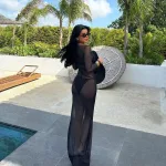 robe transparente femme été