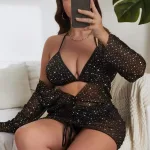 maillot de bain grande taille 3 pièces
