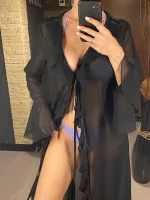 robe de plage volants pour femme