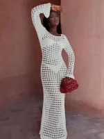 robe plage féminine en tricot