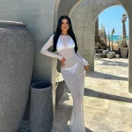 robe de vacances transparente femme