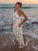 robe de plage longue dos nu