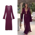 robe de plage moulante fendue femme