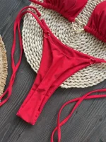 bikini deux pièces triangle femme