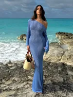 robe de plage tricotée pour un look estival