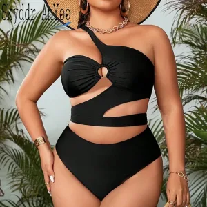 bikini grande taille une épaule