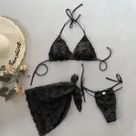 bikini femme style jupe volantée