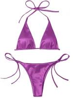 ensemble de bain brésilien satiné