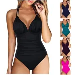 maillot de bain femme gainant uni