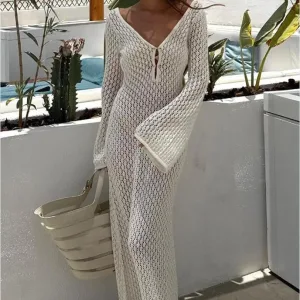 robe de plage dos nu femme
