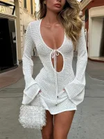 robe d'été transparente pour femme