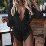 bikini femme avec haut échancré