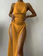 bikini avec drapé de plage