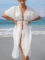 robe dentelle et lacets pour l'été